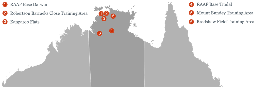 USFPI infrastructure map