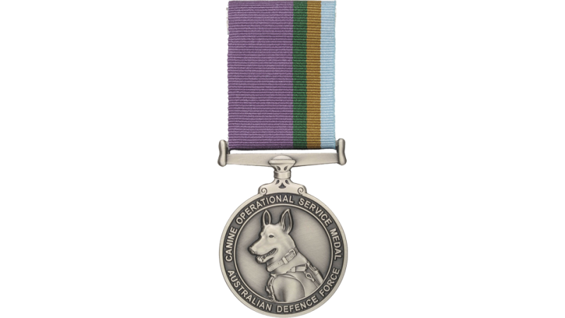 Canine Operational Service Medal front