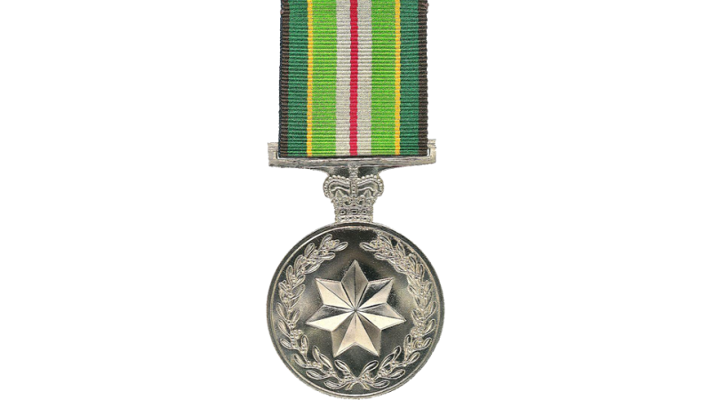 Australian Active Service Medal front