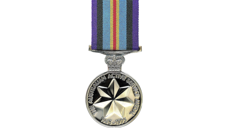 Australian Active Service Medal 1945-75 front