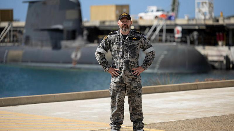 Petty Officer Mark at Fleet Base West in Fremantle.